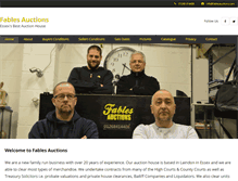 Tablet Screenshot of fablesauctions.com